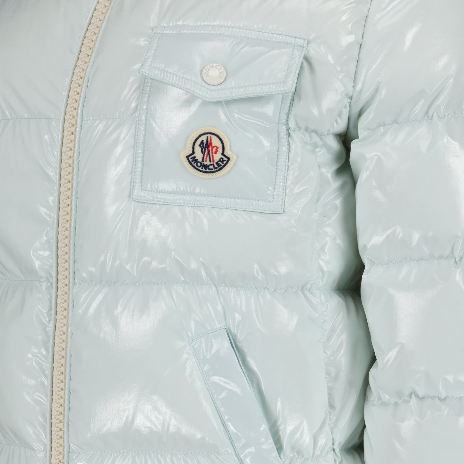Mäntel Doudoune Andro Moncler Blau Femme