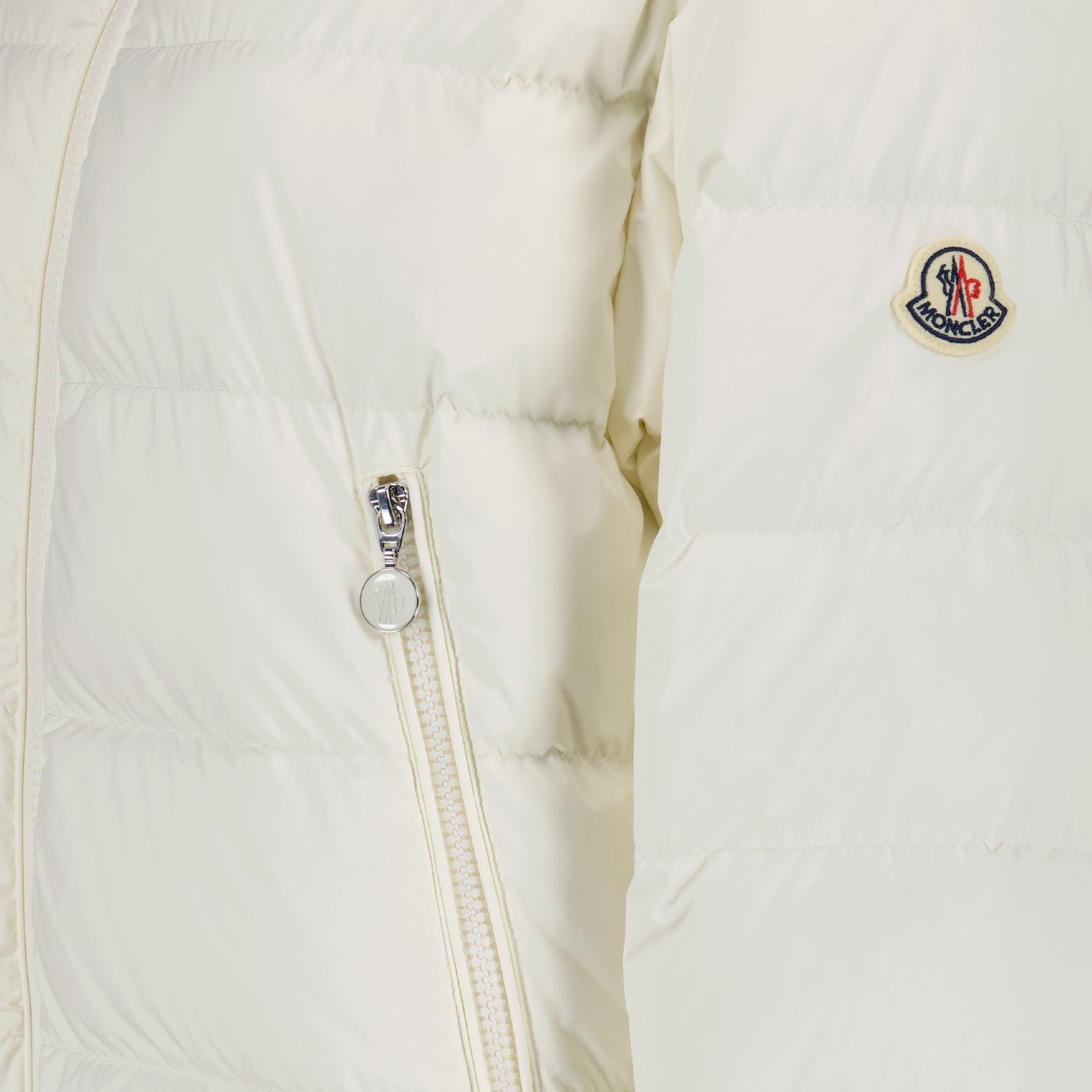 Casacos Doudoune bomber Argo Moncler Branco Femme