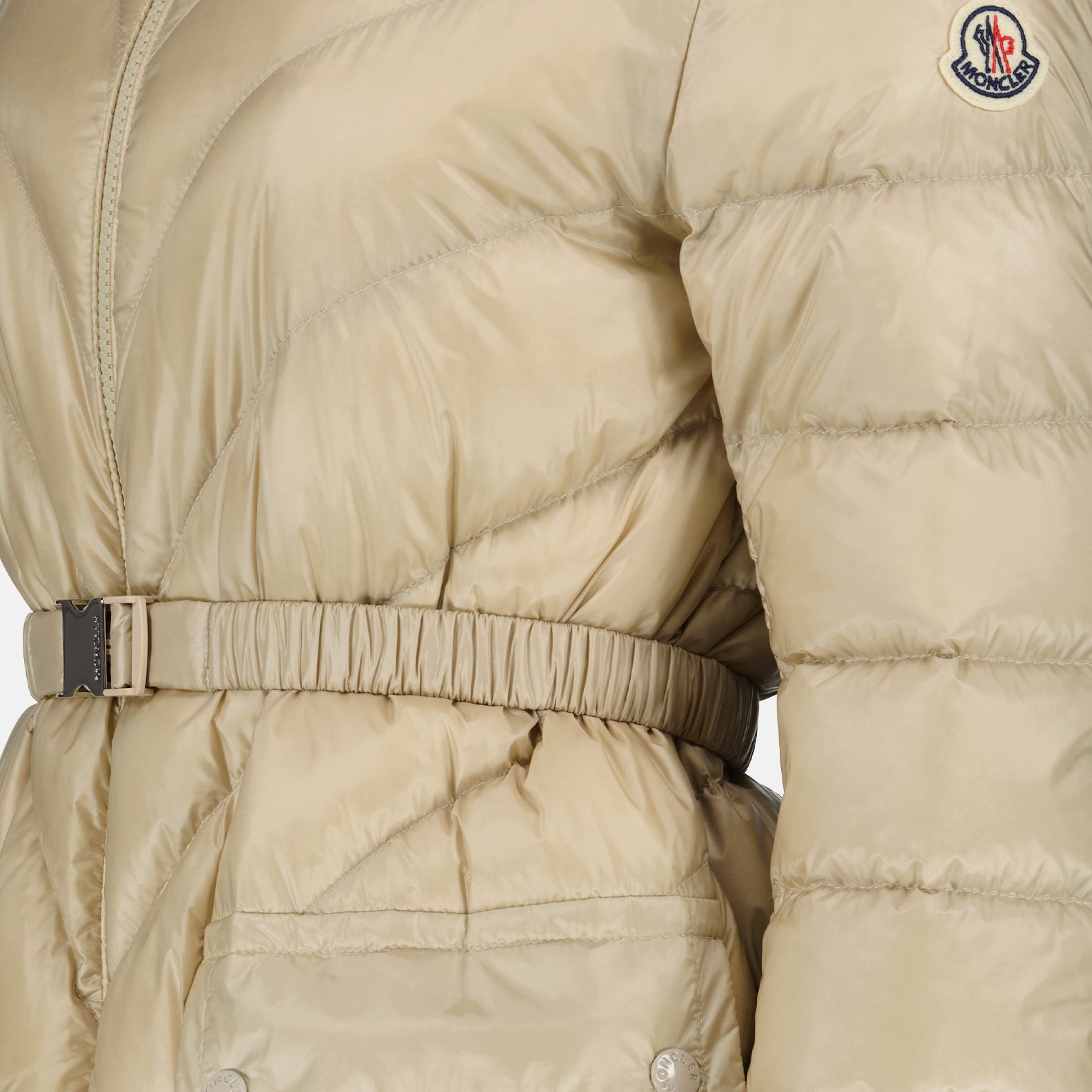 Mäntel Doudoune Argenno Moncler Beige Femme