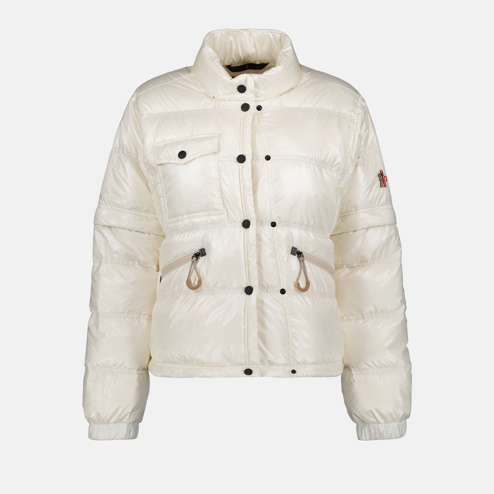 Mäntel Mauduit Bomber Daunenjacke Moncler Grenoble Weiß Femme