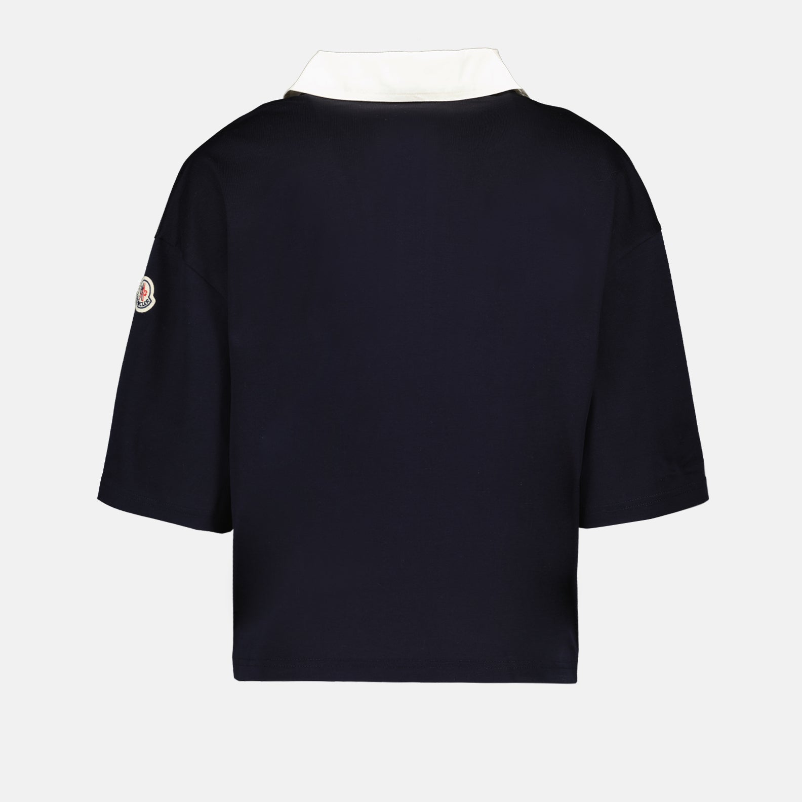 Poloshirts Lässiges Polo Moncler Dunkelblau Femme