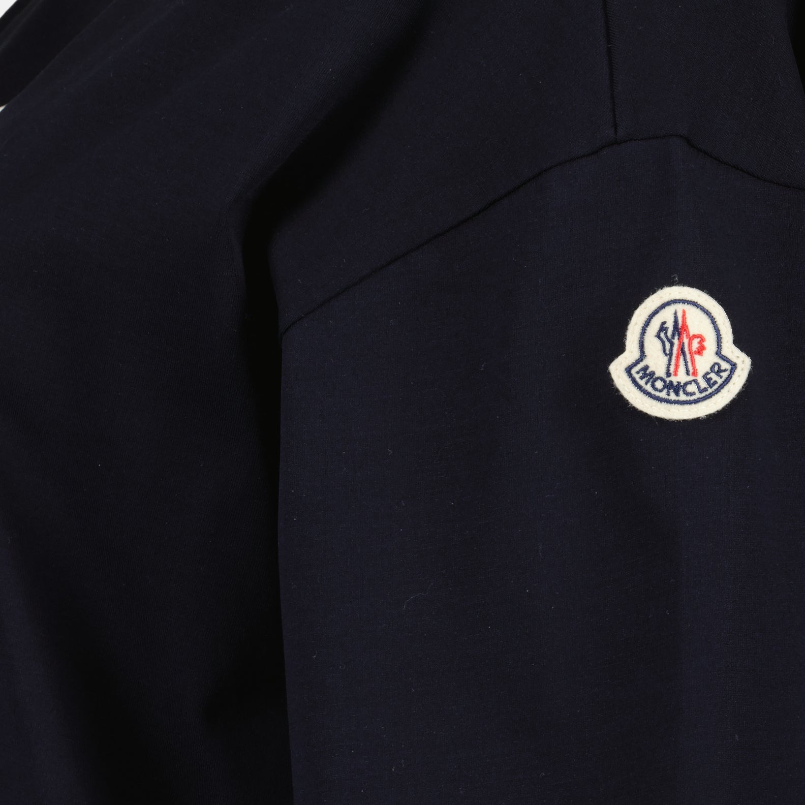 Poloshirts Lässiges Polo Moncler Dunkelblau Femme