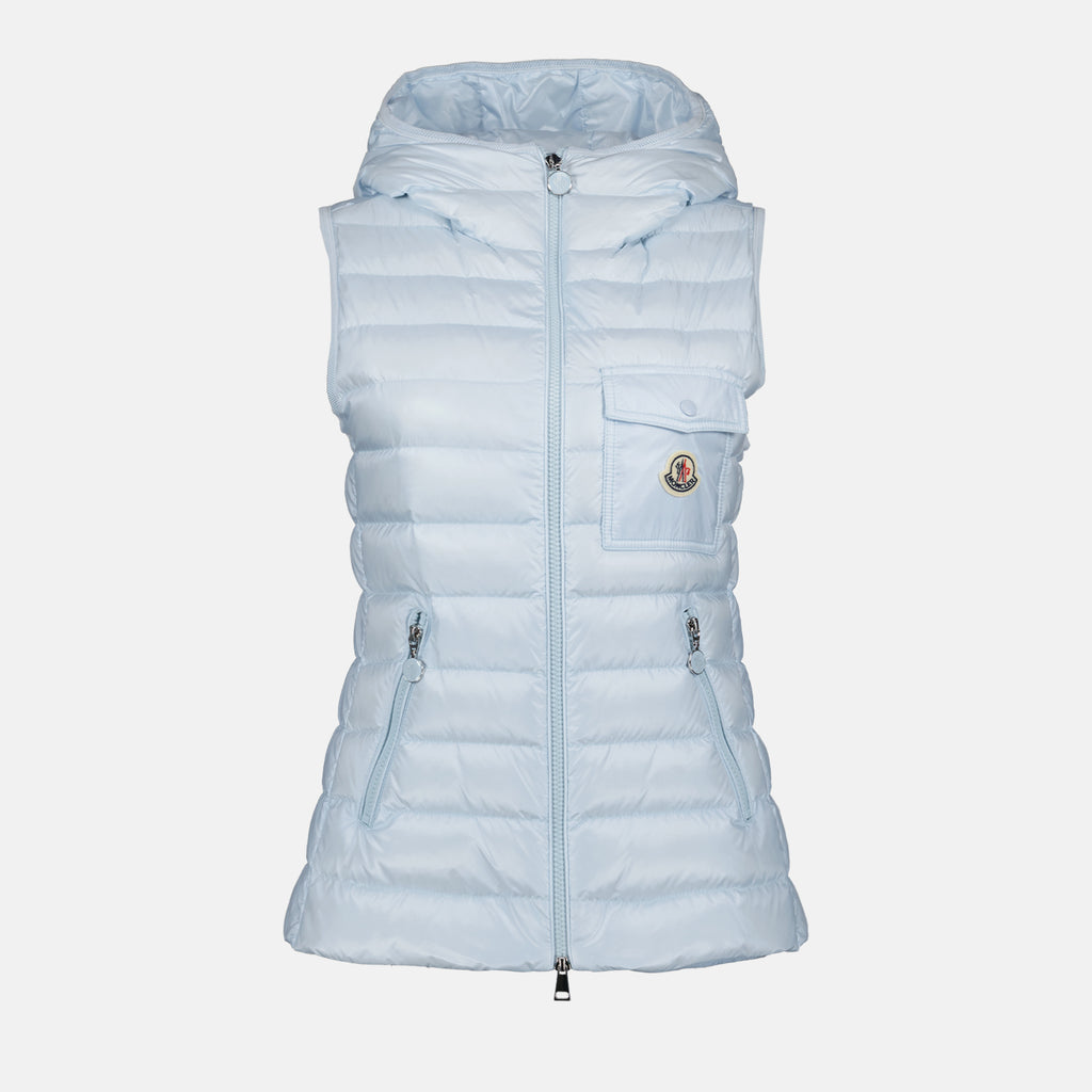 재킷 글리고스 민소매 재킷 Moncler 파란색 Femme