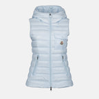 재킷 글리고스 민소매 재킷 Moncler 파란색 Femme