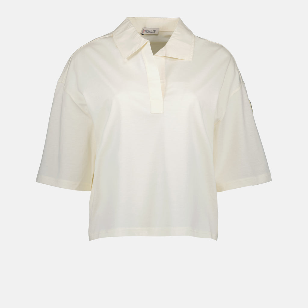 Polo shirts Casual polo shirt Moncler White Women