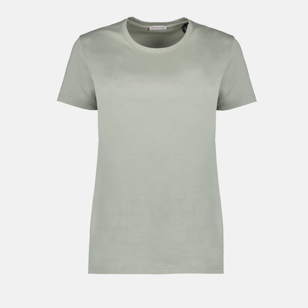 T-shirt T-shirt con logo Moncler Verde Femme