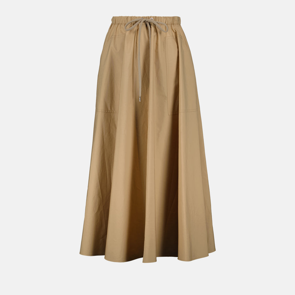 Skirts Cotton skirt Moncler Brown Women