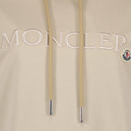Moletons Sweat à capuche à logos Moncler Bege Femme
