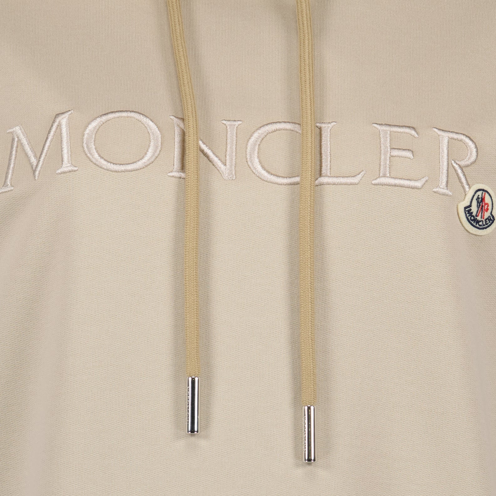 Sweatshirts Sweat à capuche à logos Moncler Beige Femme