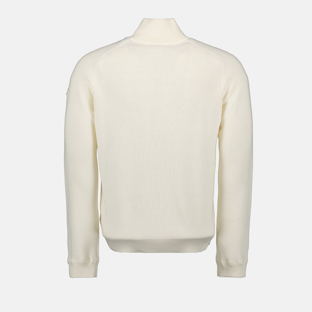 Malhas Pull à zip Moncler Branco Homme