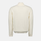 Malhas Pull à zip Moncler Branco Homme