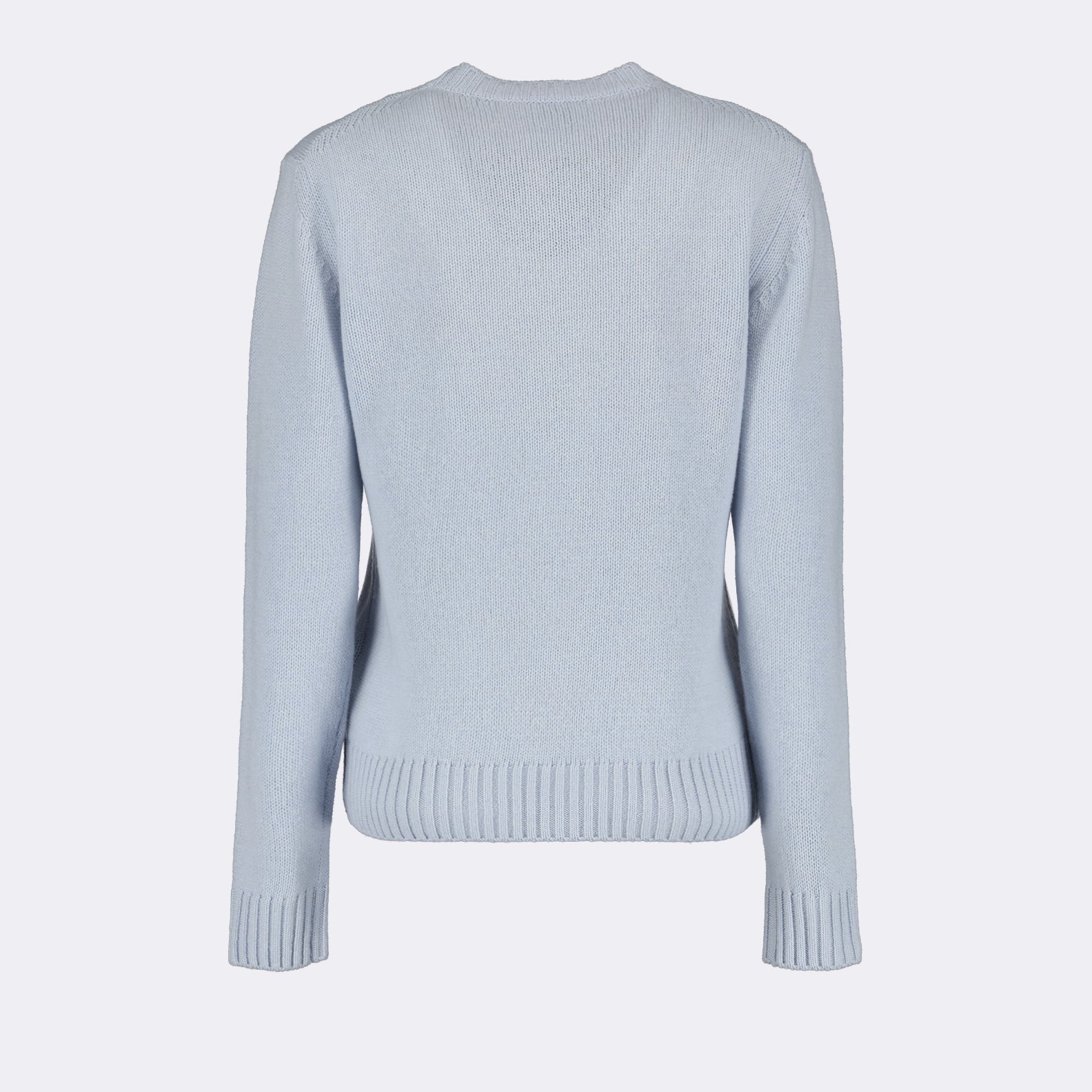 Maille Pull en cachemire à logo Moncler Bleu Femme