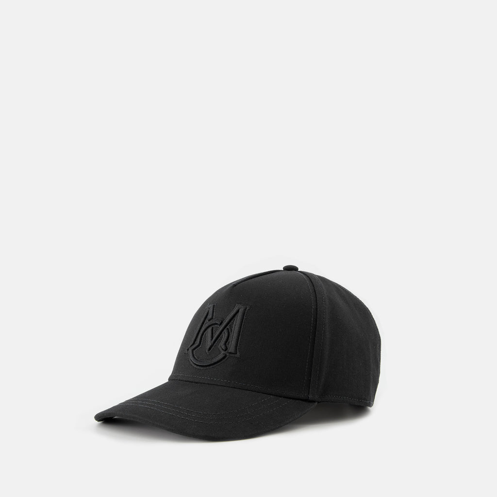 Chapeaux, casquettes et bonnets Casquette à logo Moncler Noir Homme