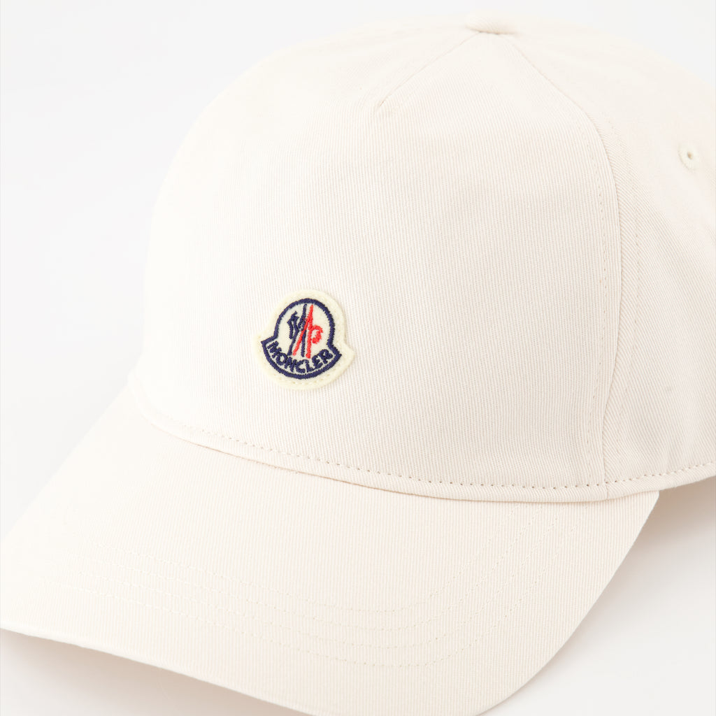Hats, caps and beanies Logo cap Moncler Beige Women