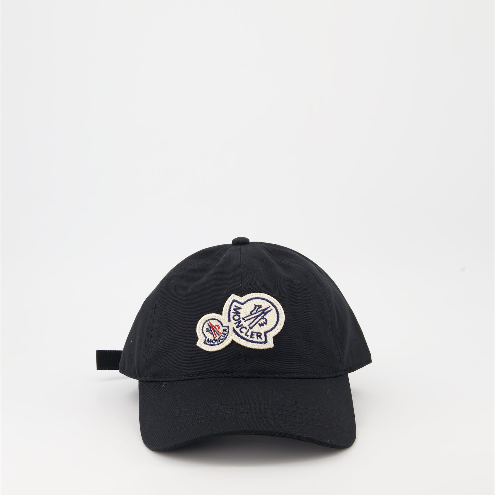 Chapeaux, casquettes et bonnets Casquette à double logo Moncler Noir Homme