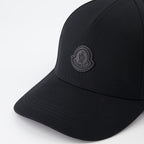 Hats, caps and beanies Logo cap Moncler Black Man