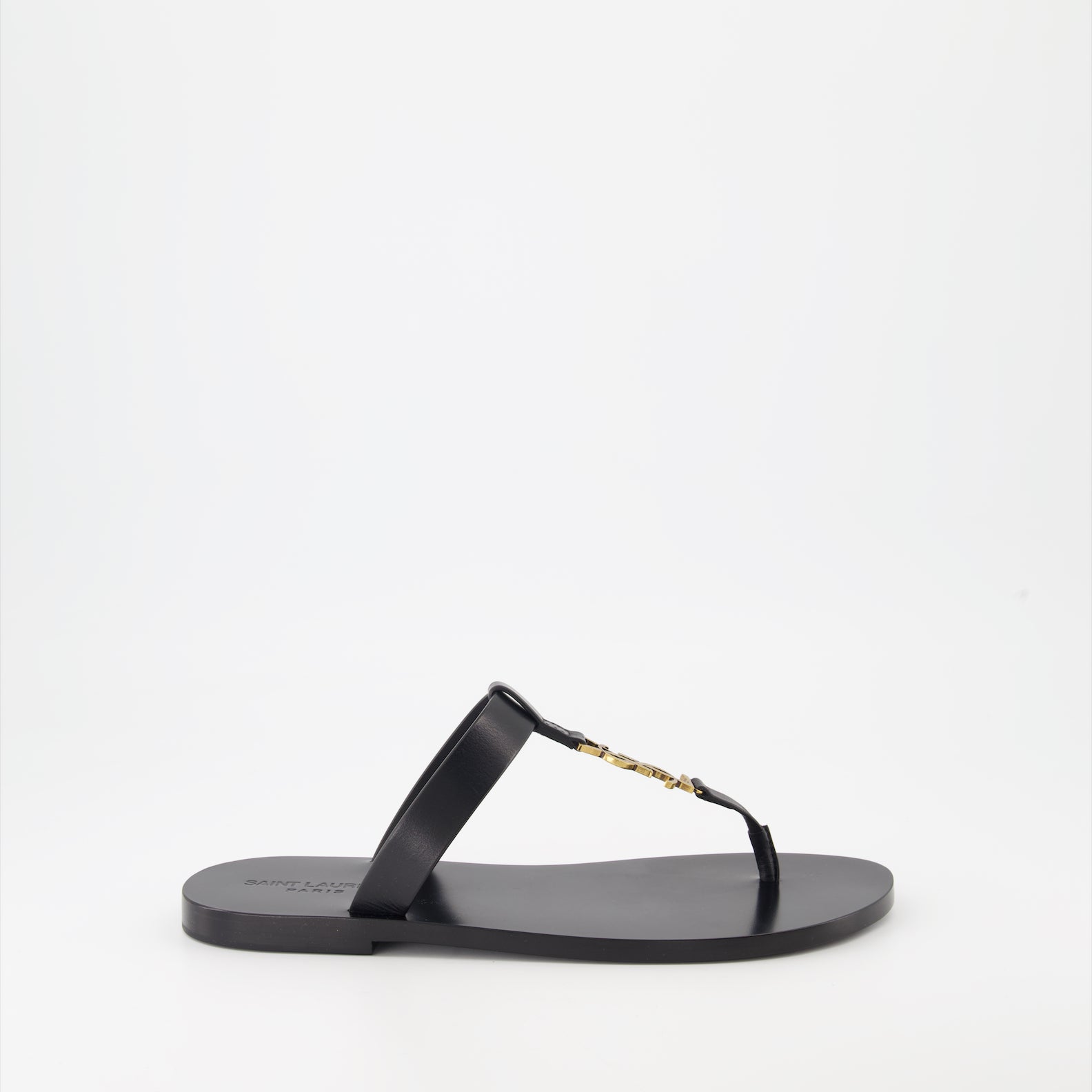 Open shoes Cassandre Sandals Saint Laurent Black Man