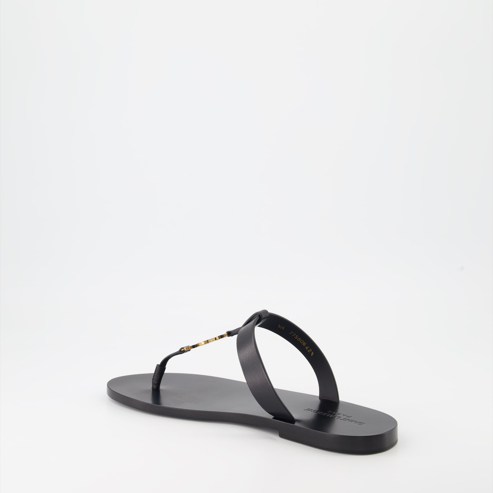 Open shoes Cassandre Sandals Saint Laurent Black Man
