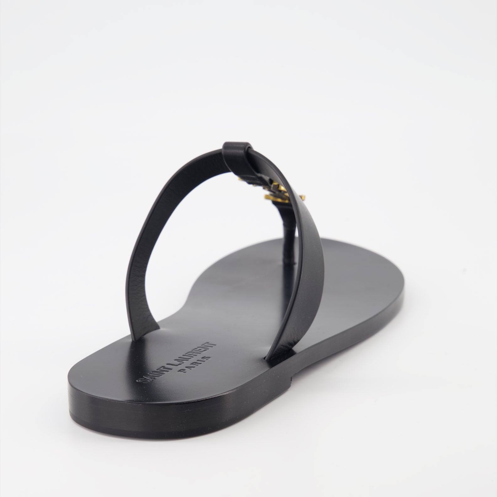 Open shoes Cassandre Sandals Saint Laurent Black Man