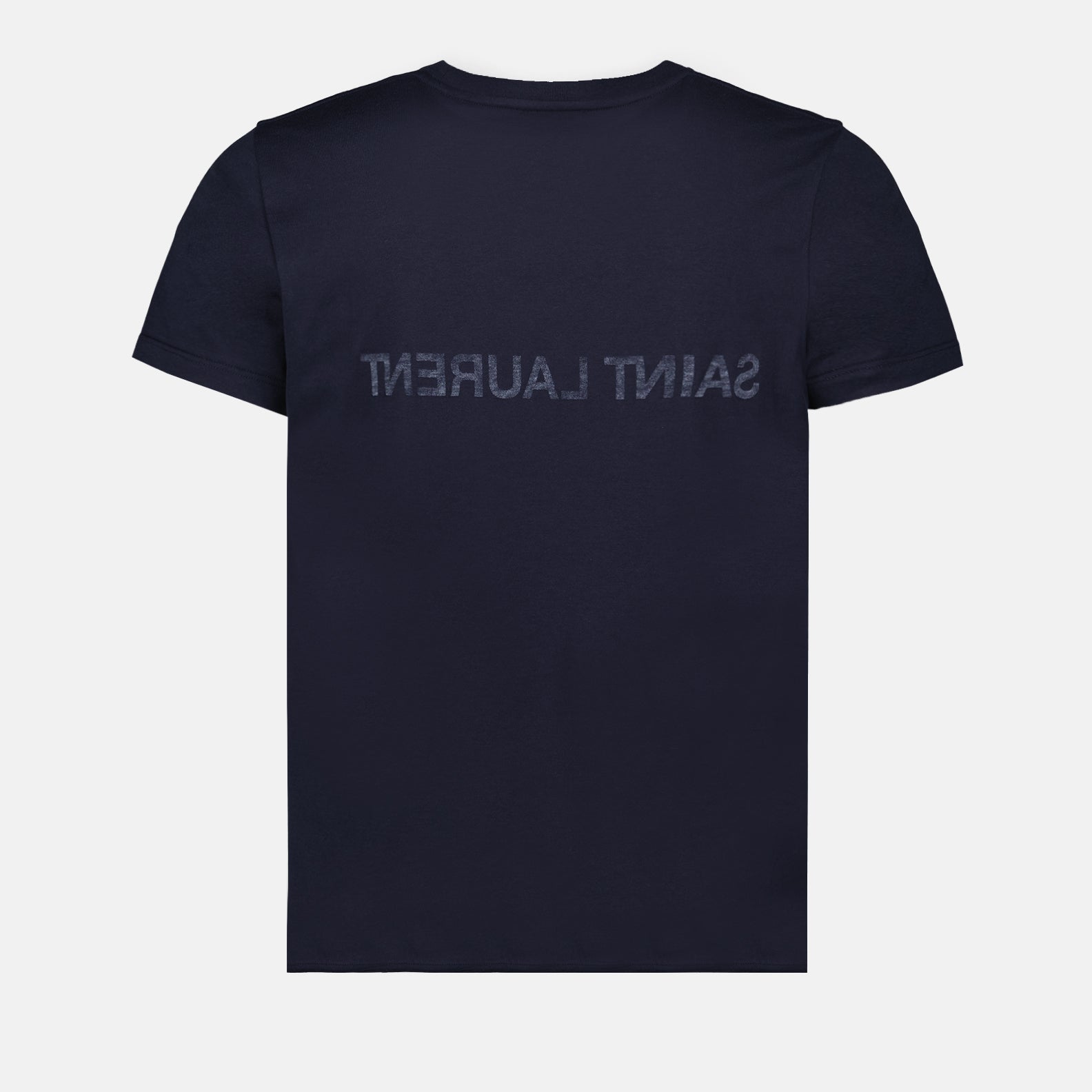 Tシャツ ロゴTシャツ Saint Laurent 青 男