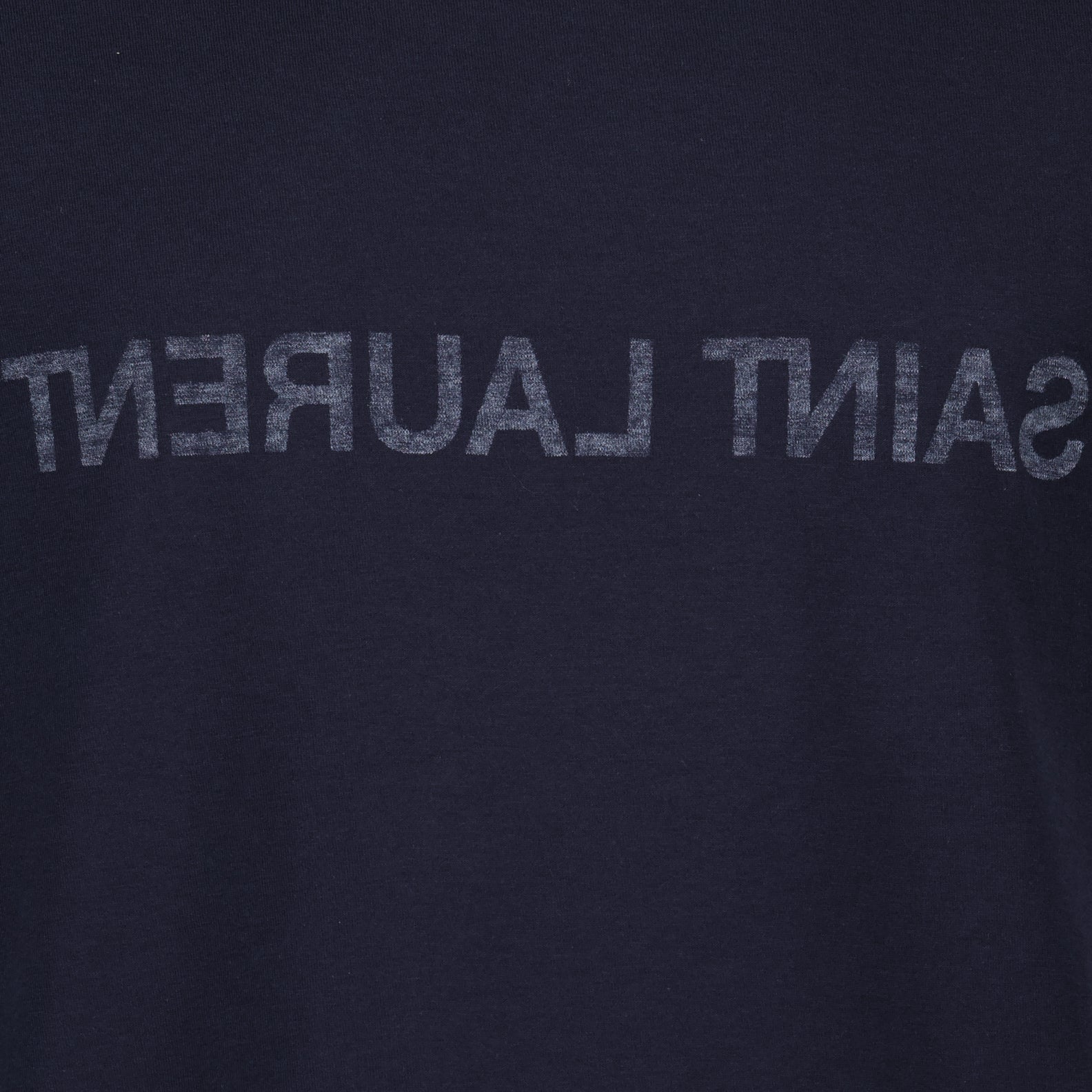 Tシャツ ロゴTシャツ Saint Laurent 青 男