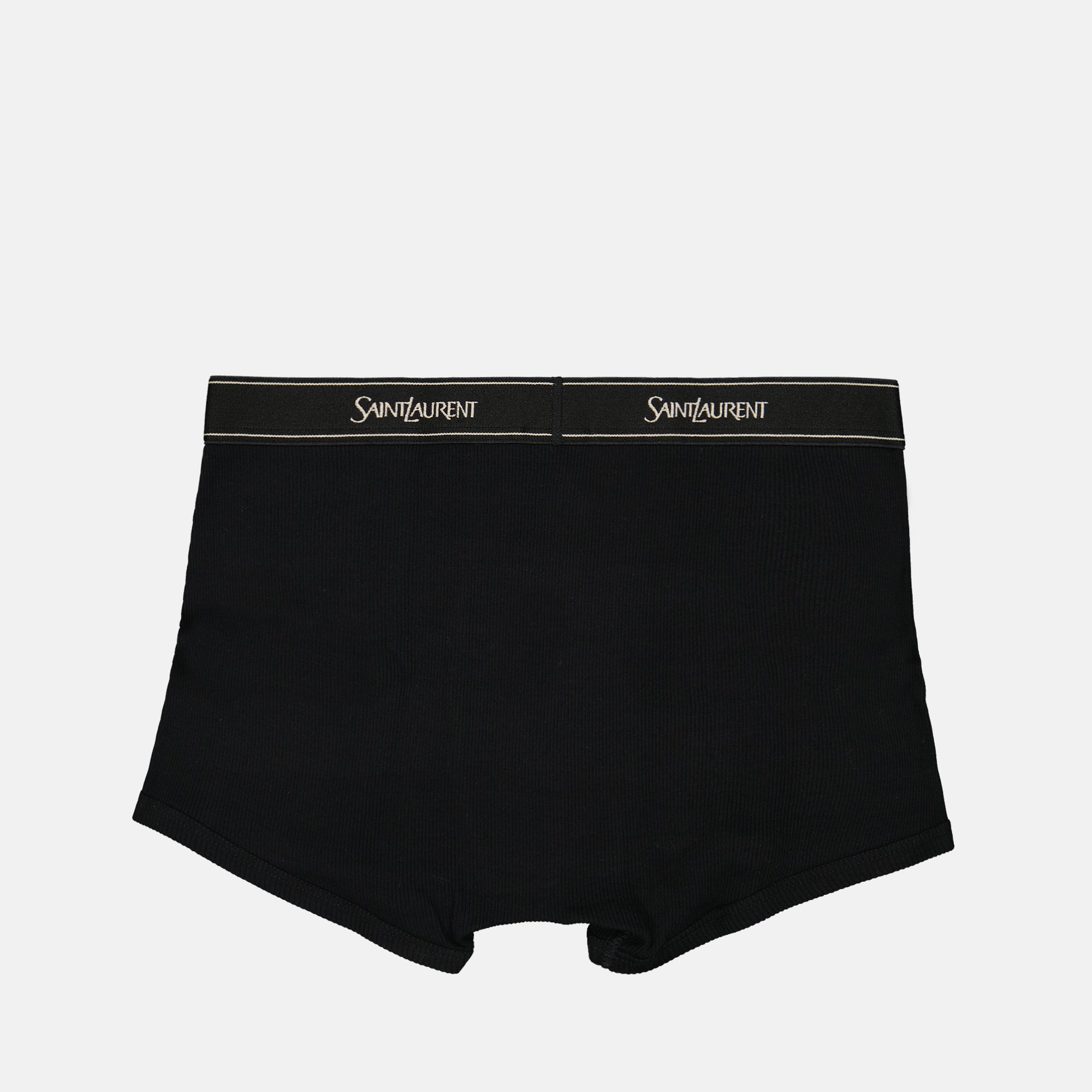 Underwear and homewear Logo Boxer Saint Laurent Black Homme