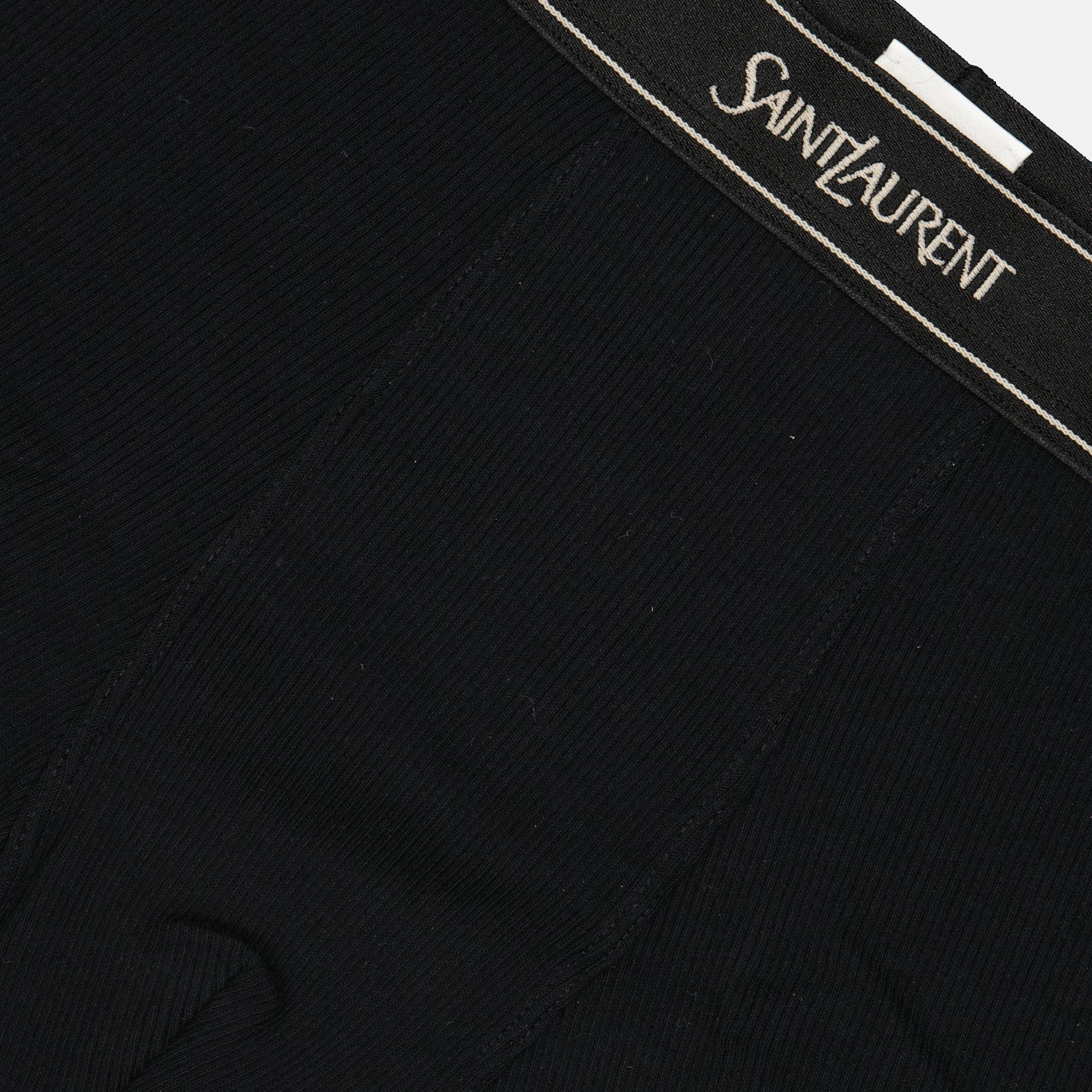 Underwear and homewear Logo Boxer Saint Laurent Black Homme