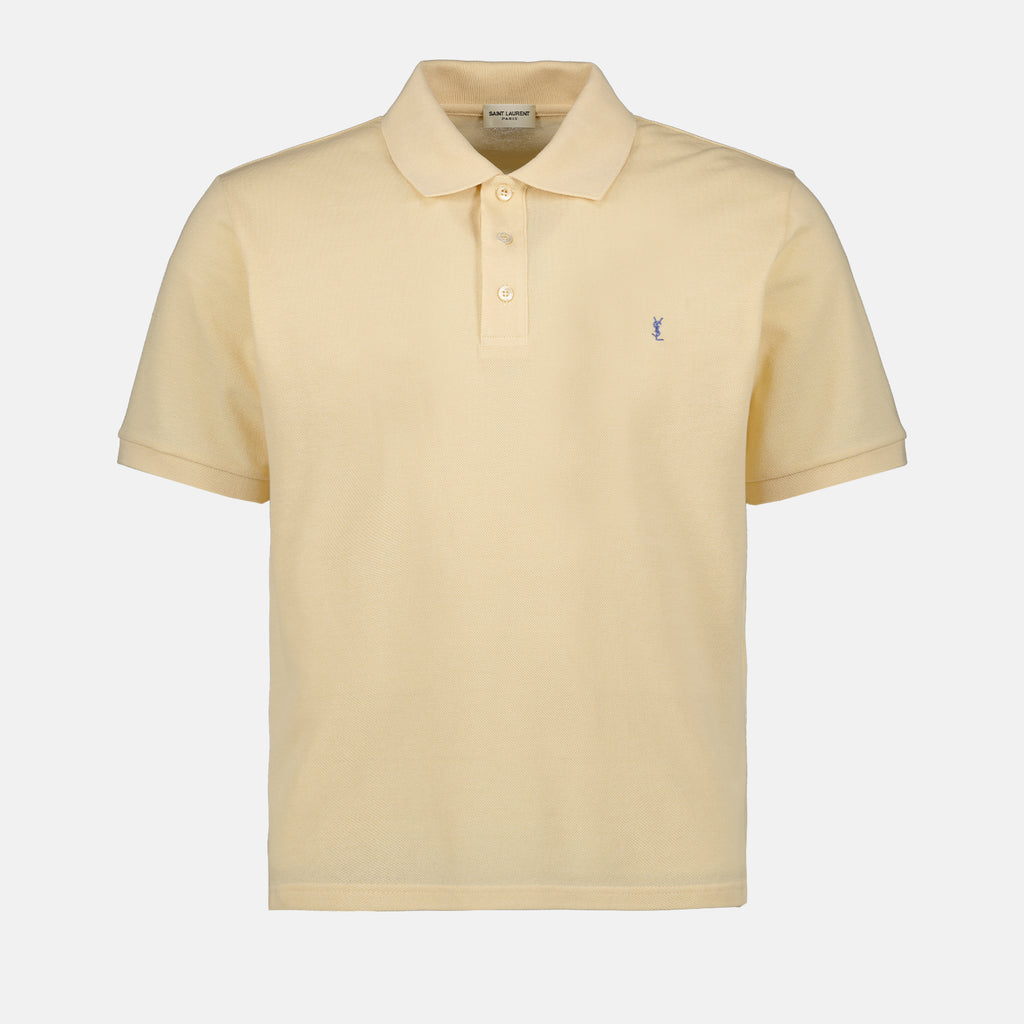 Polo shirts Cassandra Polo Shirt Saint Laurent Beige Man