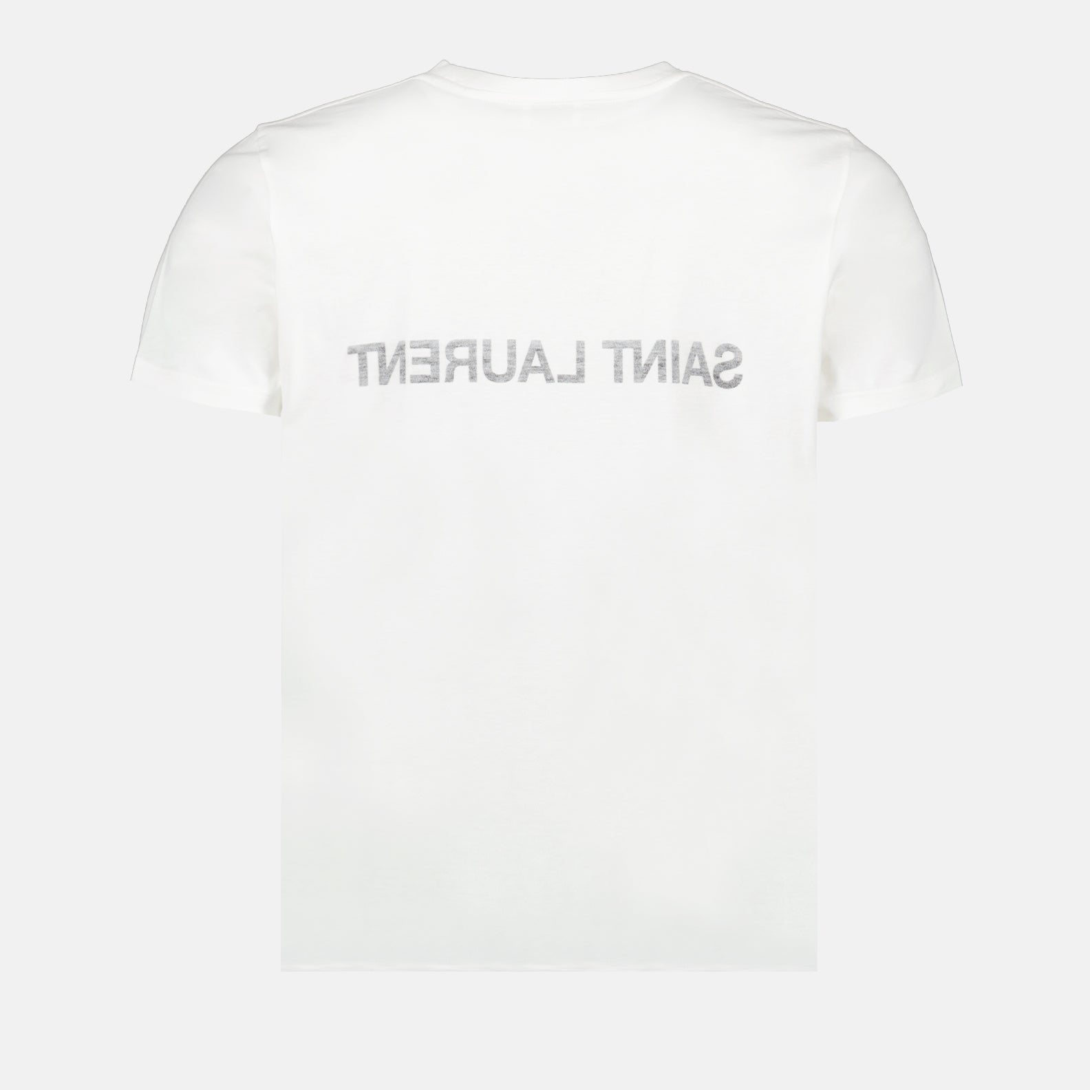 T-shirt T-shirt à logos Saint Laurent Bianco Homme