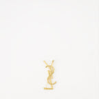 Bijoux Broche Cassandre Saint Laurent Doré Unisexe