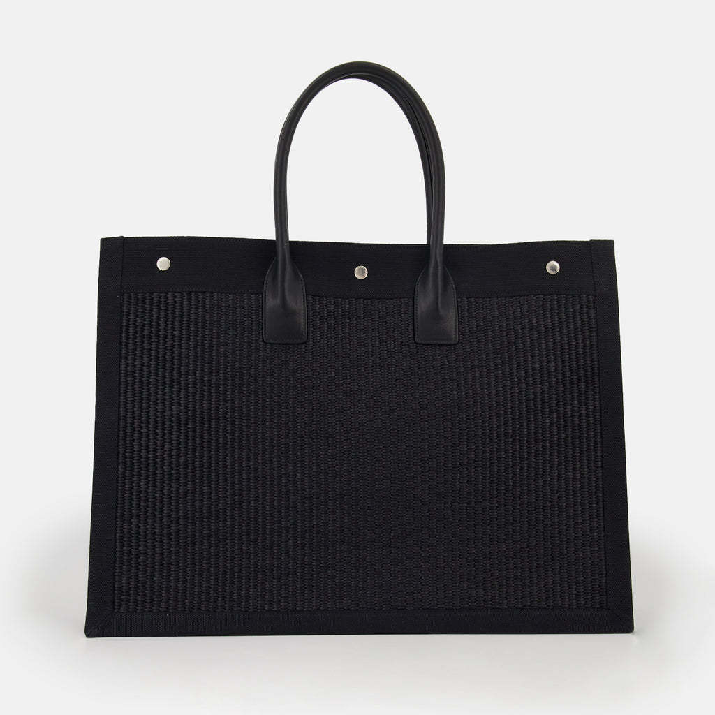Borse tote Sac cabas Rive Gauche Saint Laurent Nero Homme