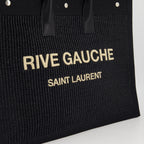Borse tote Sac cabas Rive Gauche Saint Laurent Nero Homme