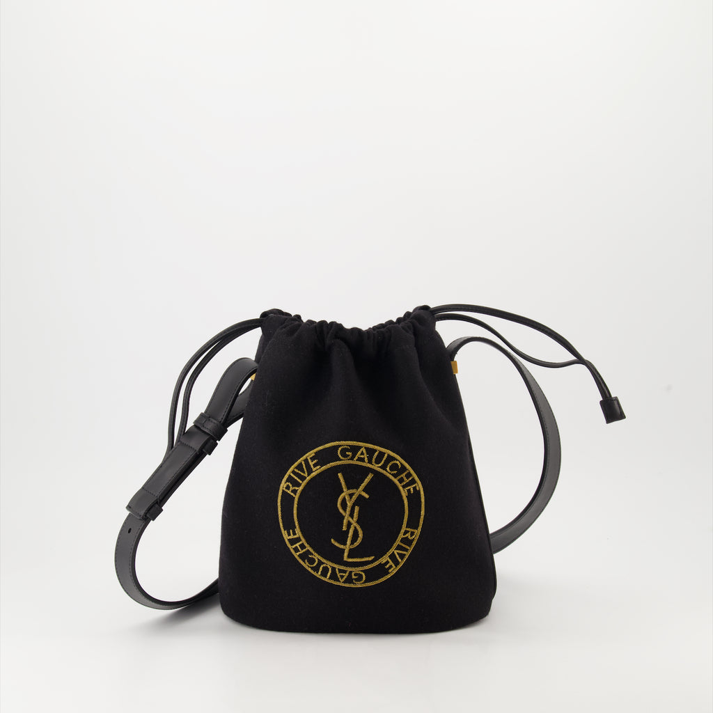Crossbody bags Rive Gauche Bucket Bag Saint Laurent Black Homme