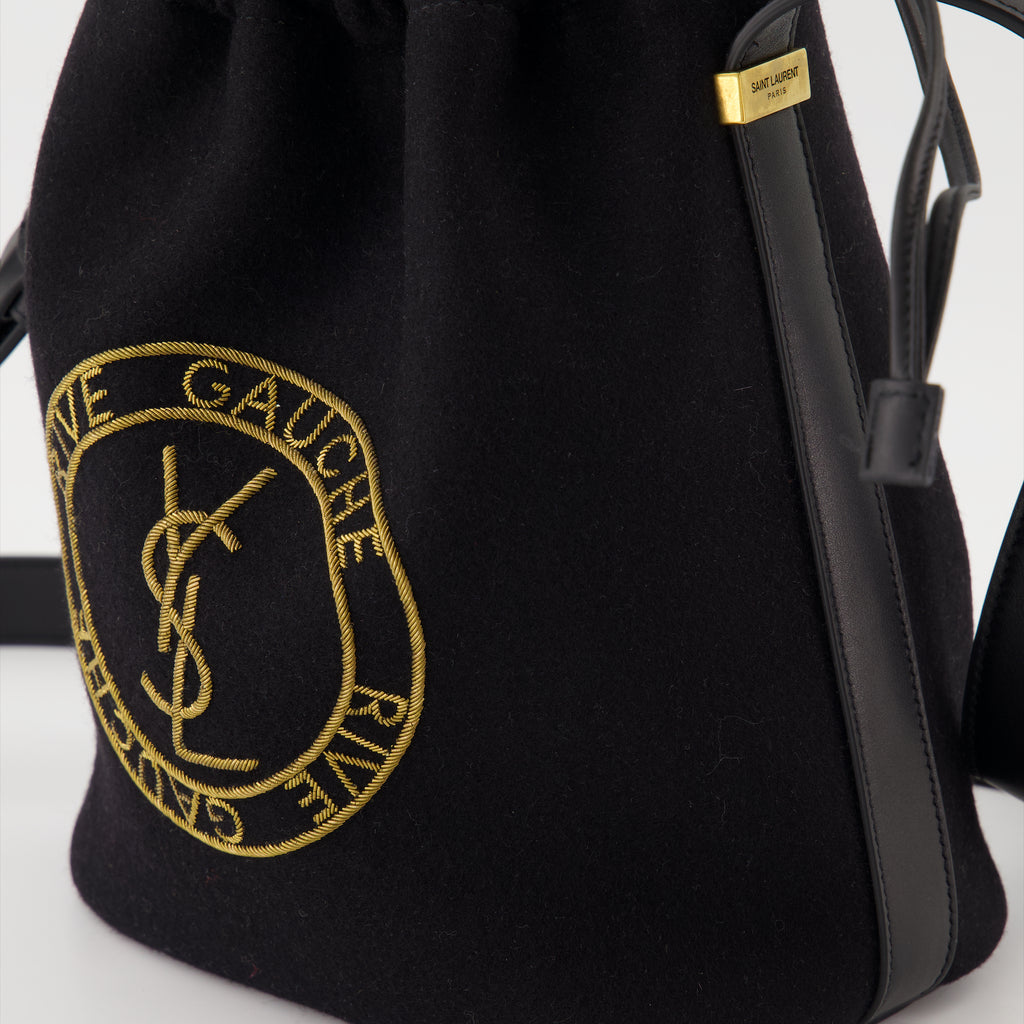 Crossbody bags Rive Gauche Bucket Bag Saint Laurent Black Homme