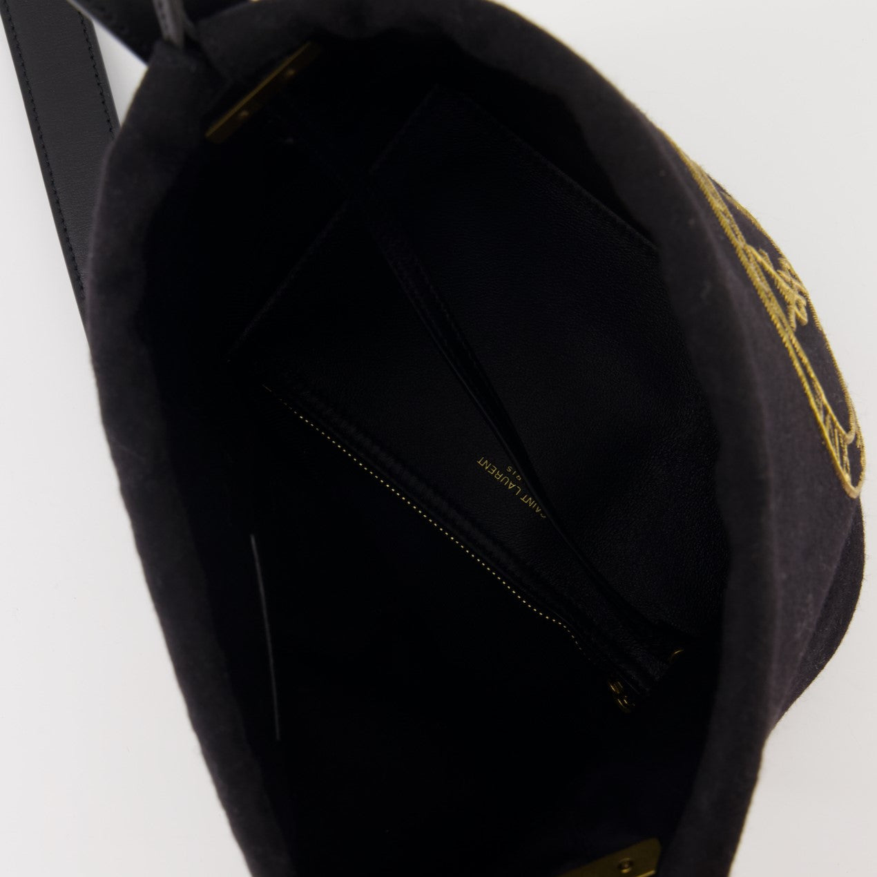 Borse a tracolla Rive Gauche Bucket Bag Saint Laurent Nero Homme