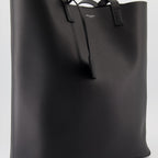Tote bags Leather shopping bag Saint Laurent Black Man