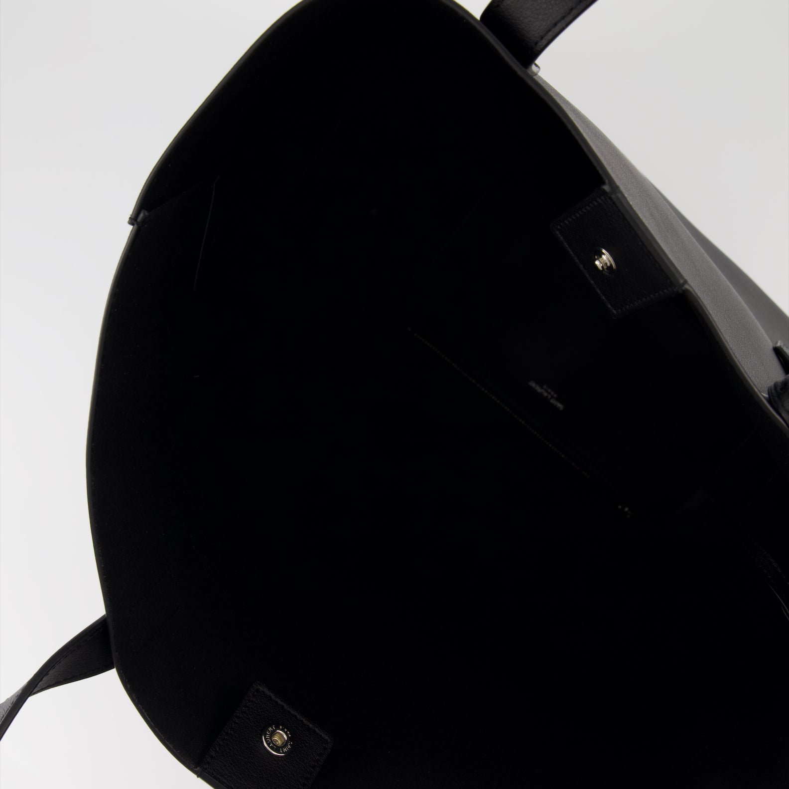 Tote bags Leather shopping bag Saint Laurent Black Man