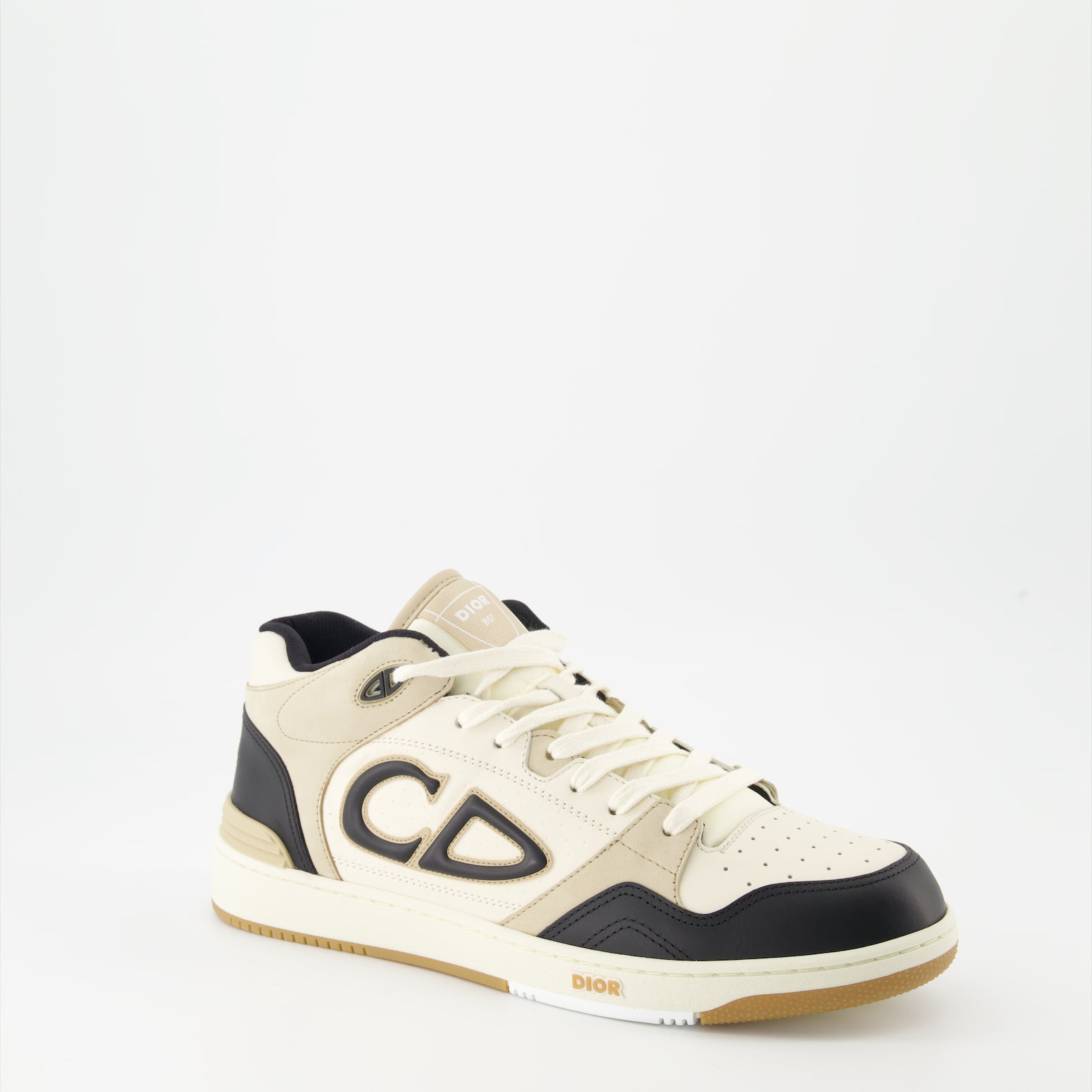 Baskets Baskets B57 en cuir Dior Beige Homme