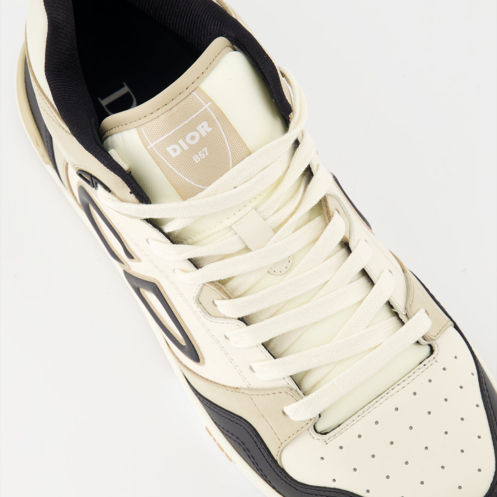 Baskets Baskets B57 en cuir Dior Beige Homme
