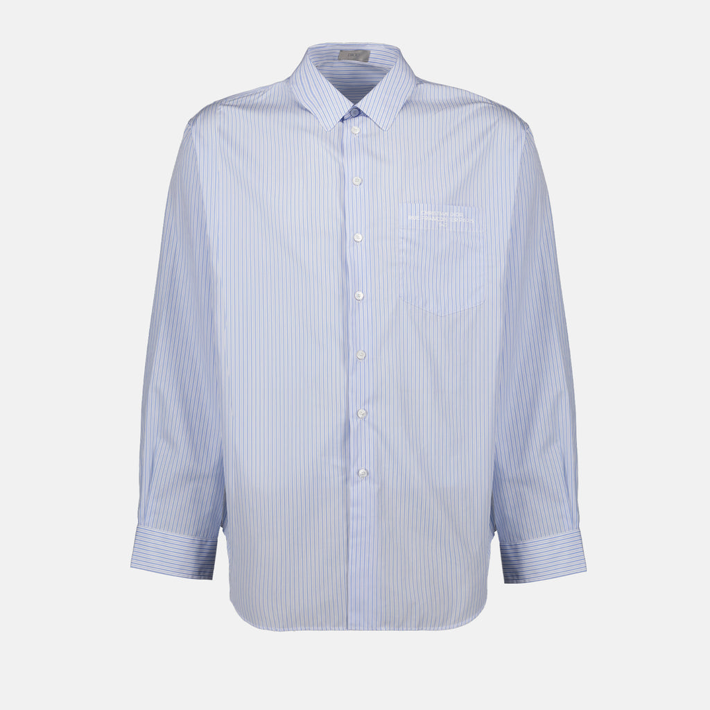 Hemden Gestreiftes Hemd Dior Blau Homme