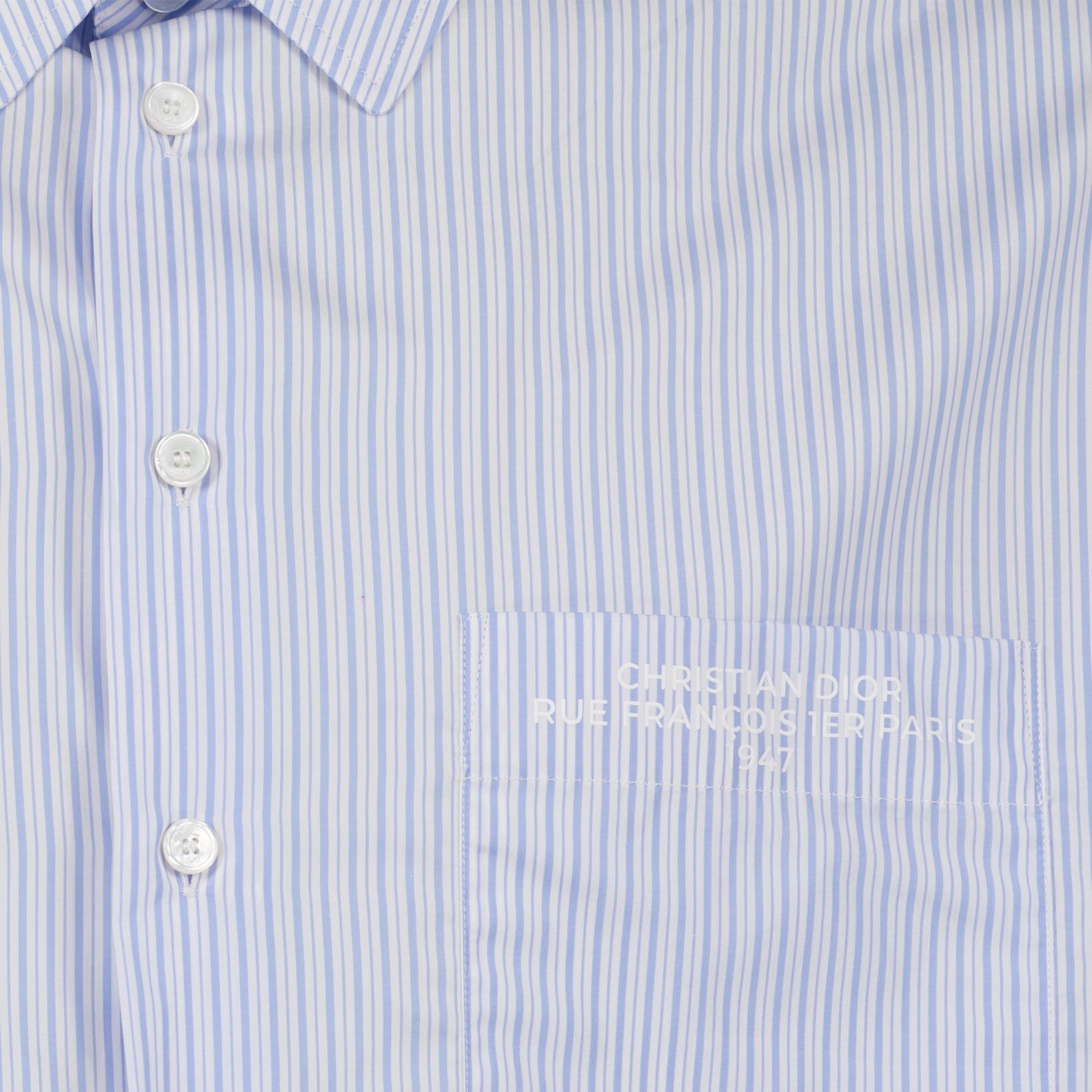 Hemden Gestreiftes Hemd Dior Blau Homme