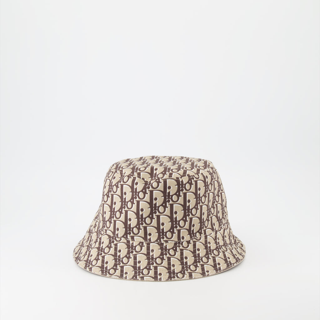 Gorras, sombreros y gorros Bob Oblique réversible Dior Beige Homme