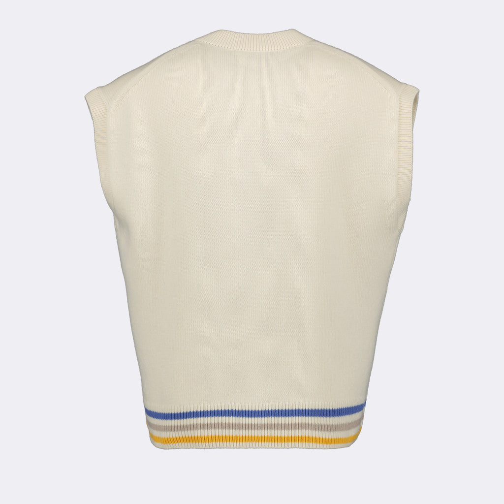 Prendas de punto Pull sans manches Dior Beige Homme