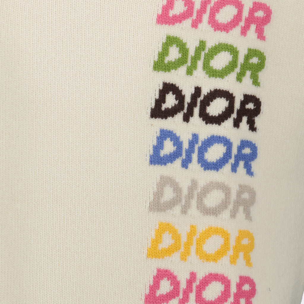 Prendas de punto Pull sans manches Dior Beige Homme