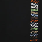 Moletons Sweatshirt com Logo Dior Preto Homme