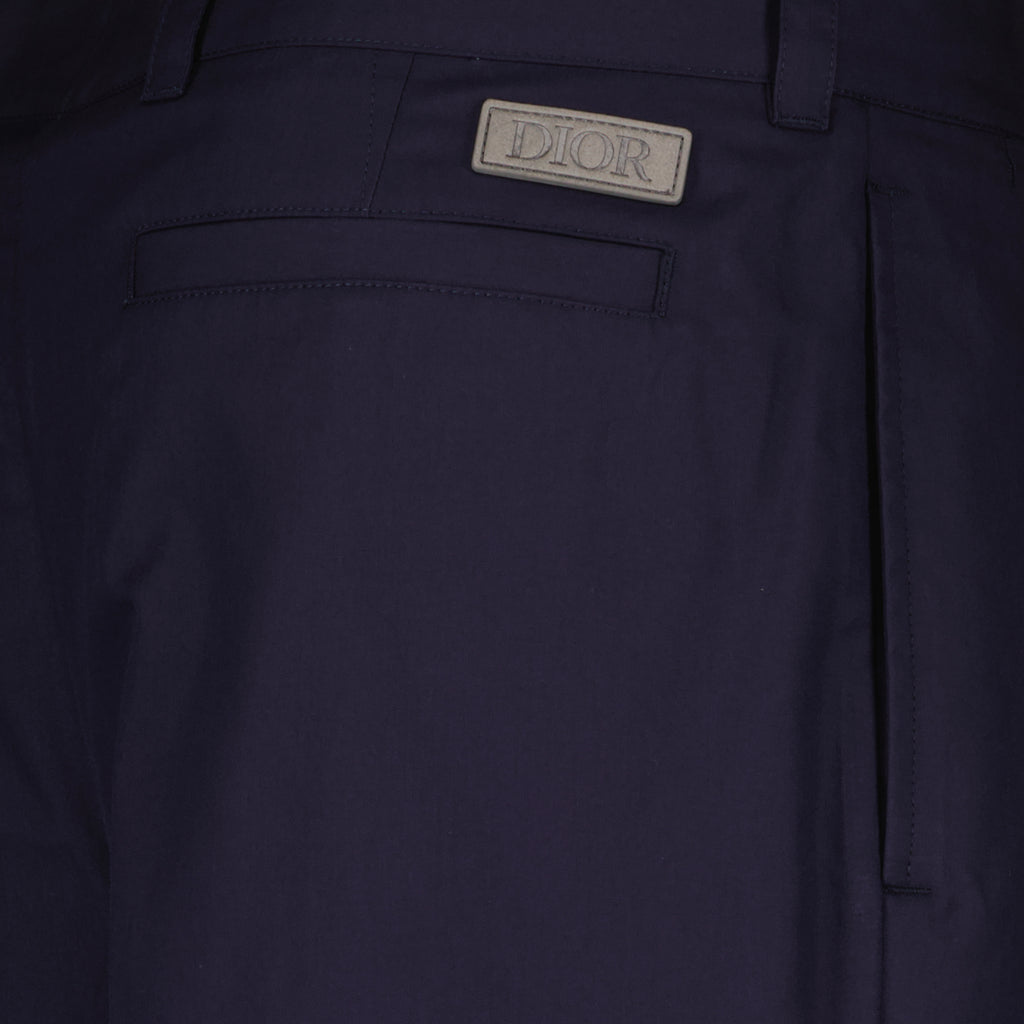 Pantaloni Pantaloni Pieghettati Dior Blu scuro Homme