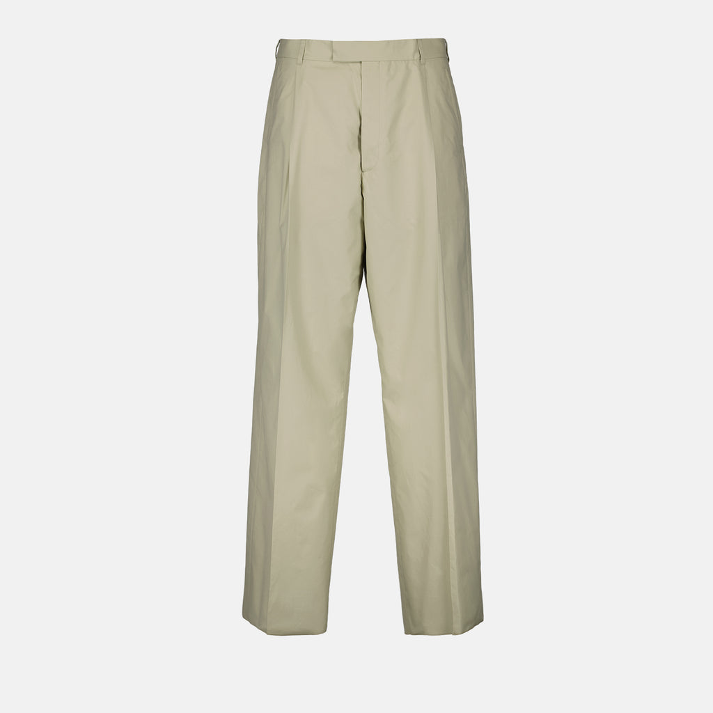 Pantaloni Pantaloni Plissettati Dior Beige Homme