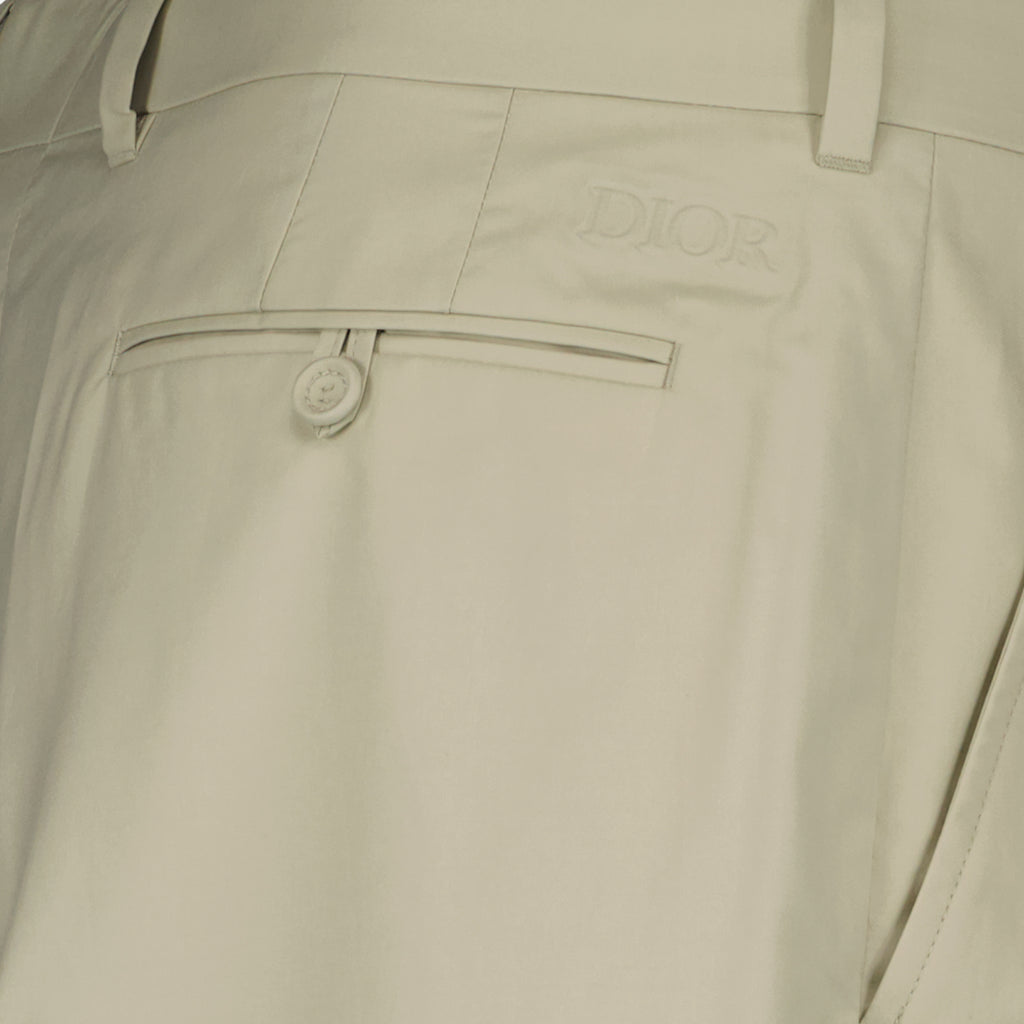 Pantaloni Pantaloni Plissettati Dior Beige Homme