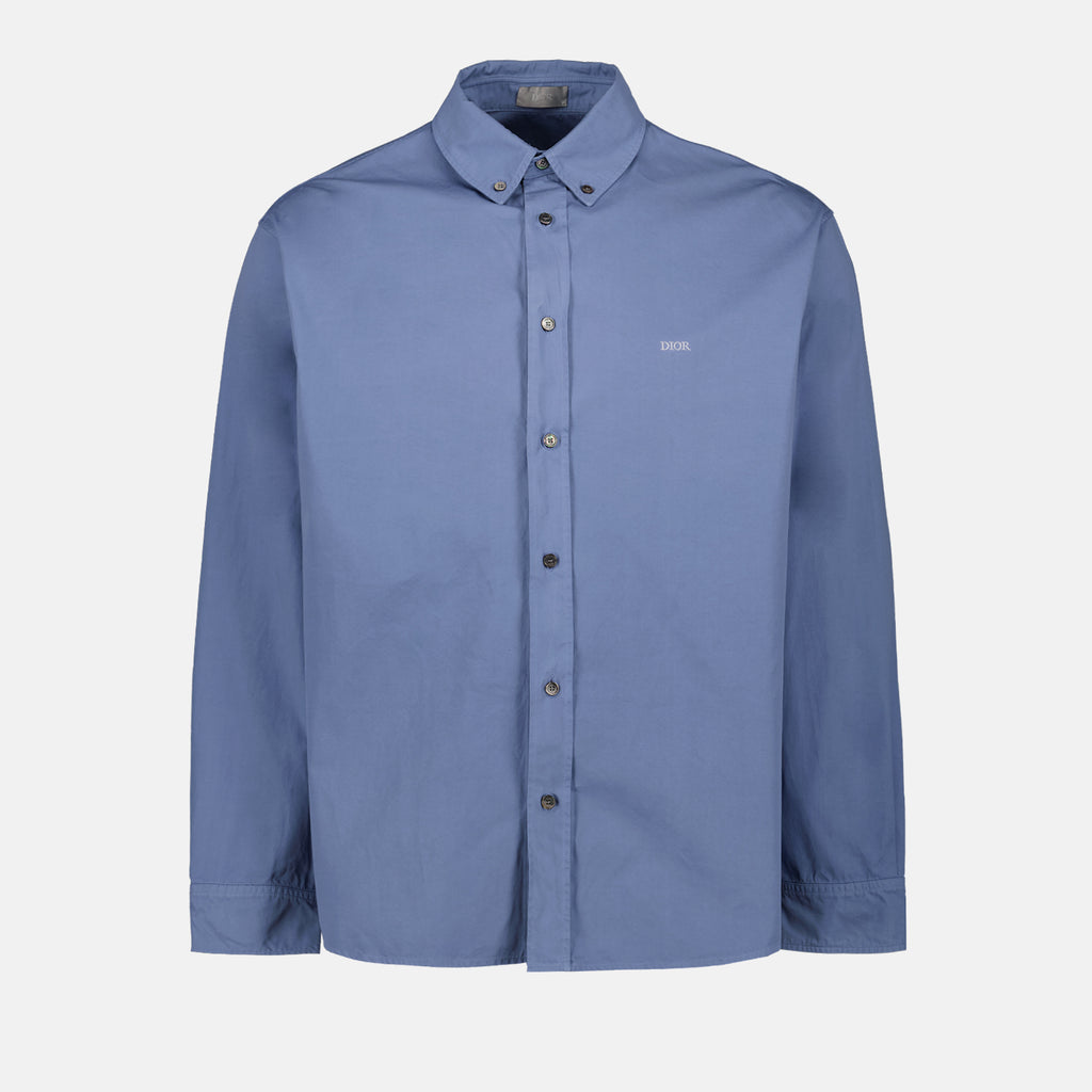 Camisas Camisa Clássica Dior Azul Homme