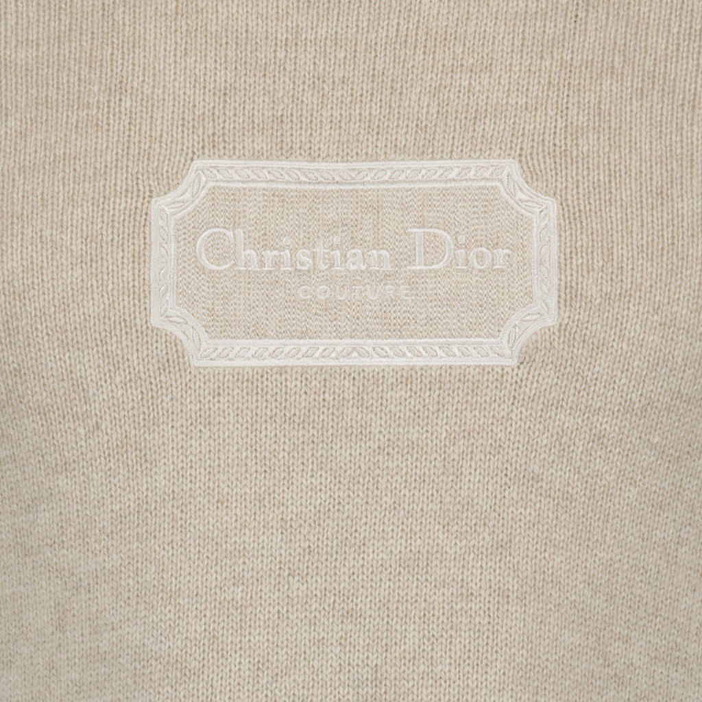Knitwear Couture cashmere sweater Dior Beige Man